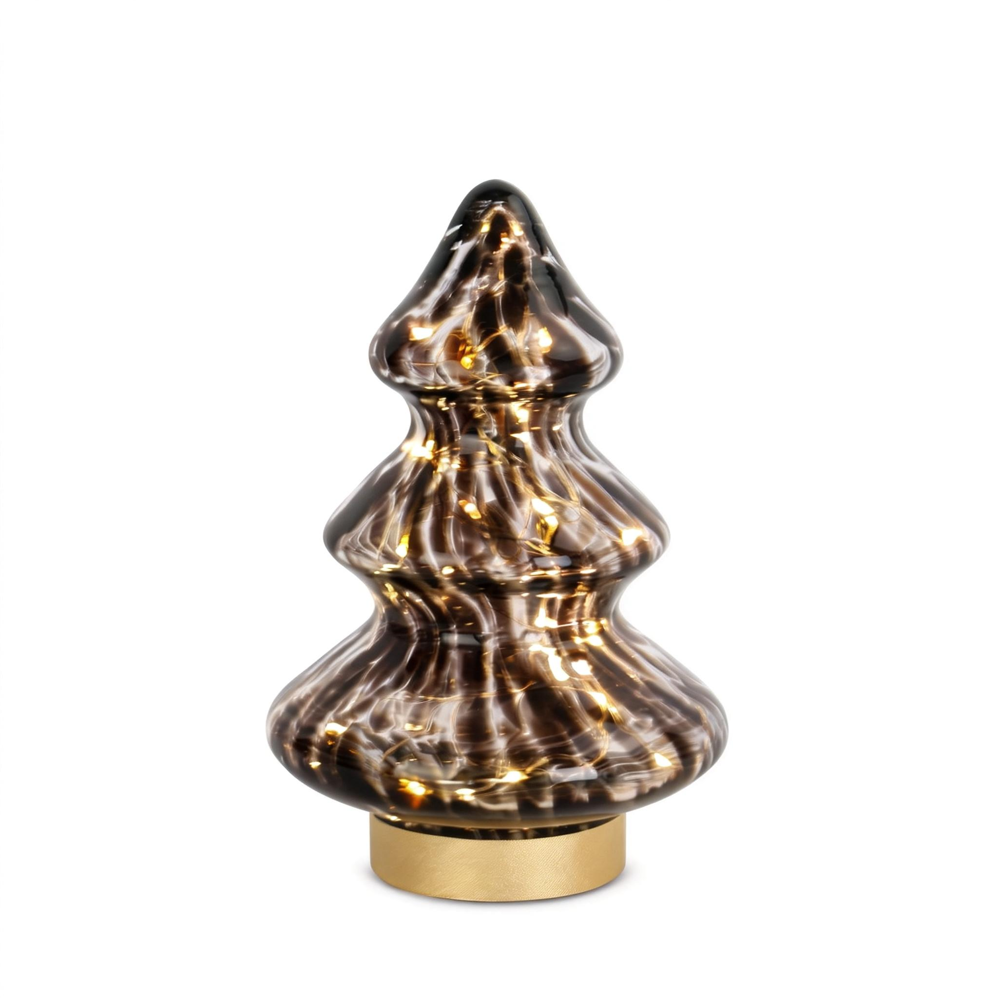 Glass Christmas Tree Decor 24D001