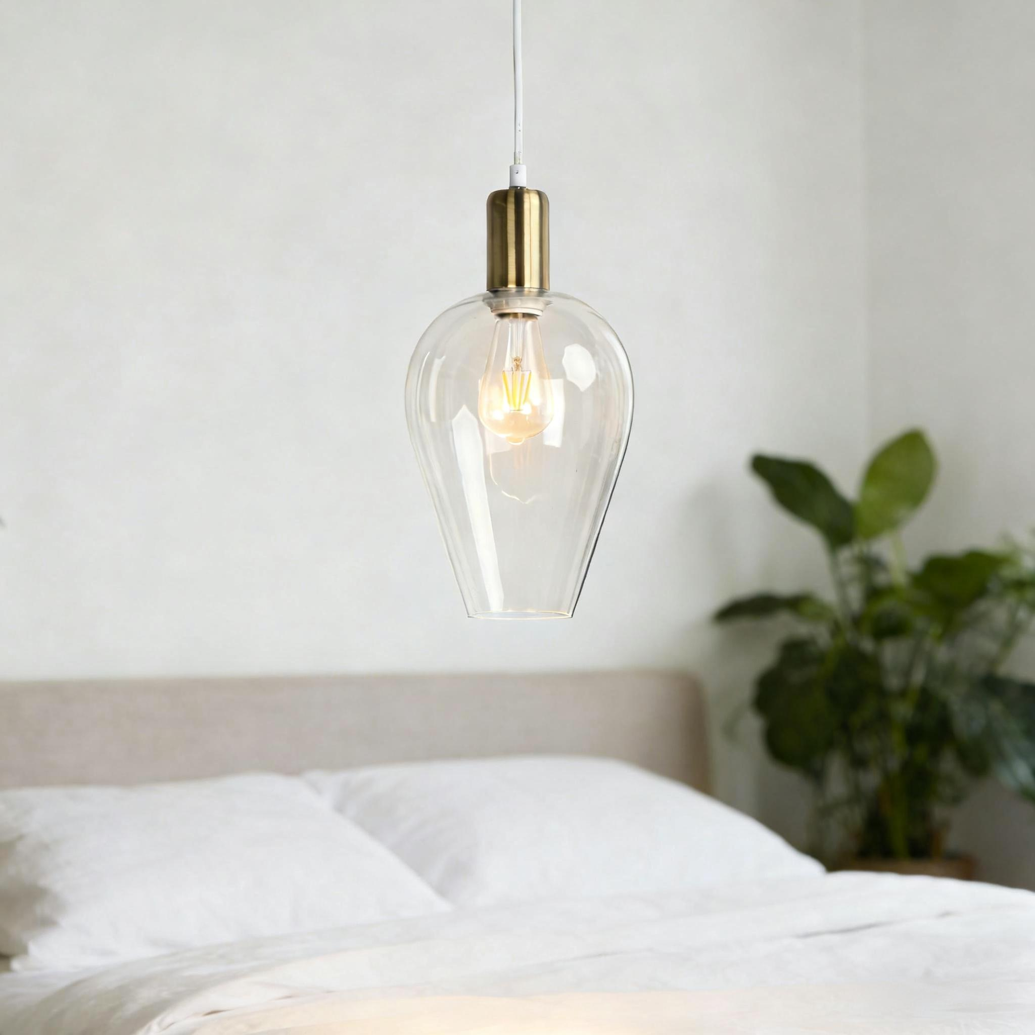 Glass Pendant Light 24P024