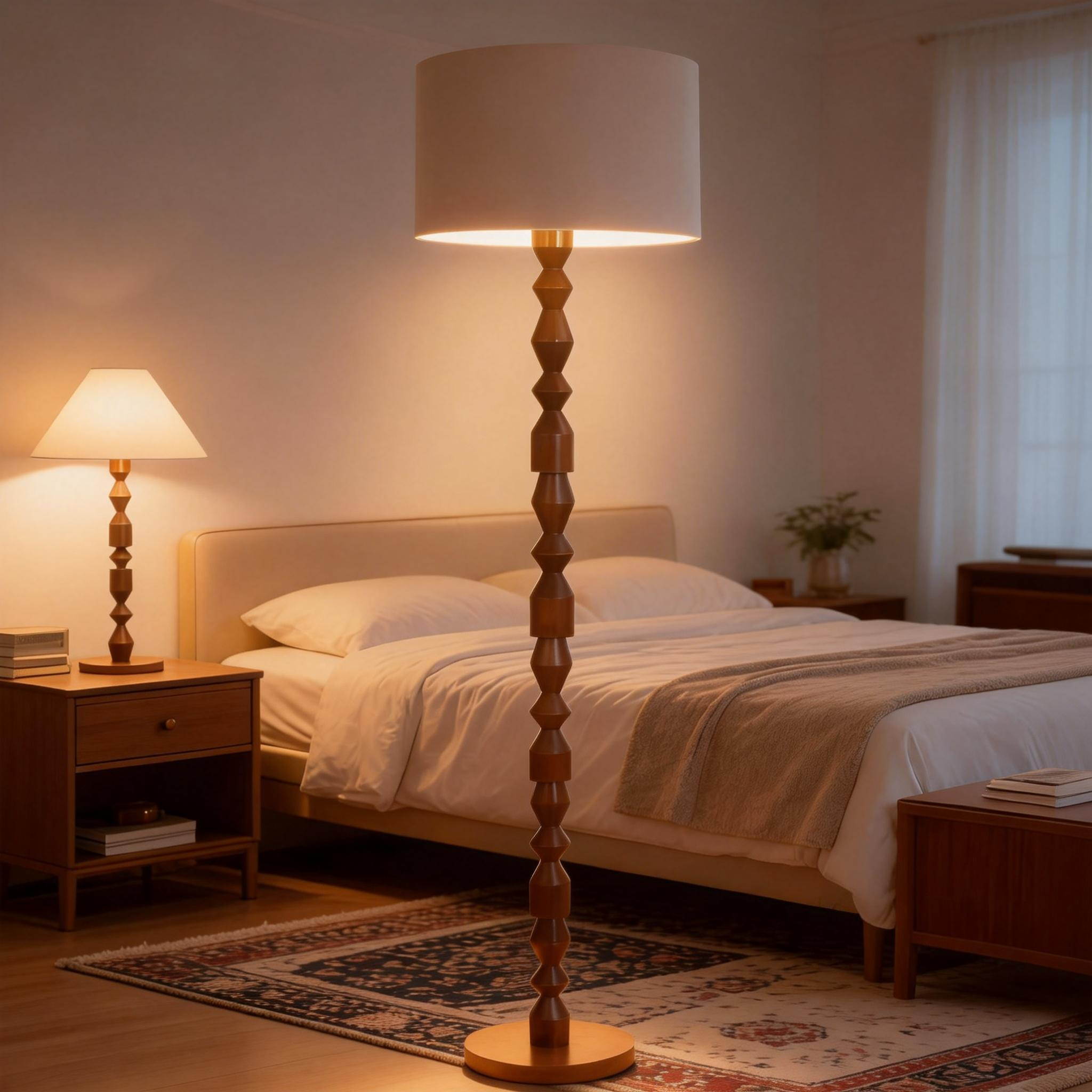 Wooden Floor Lamp