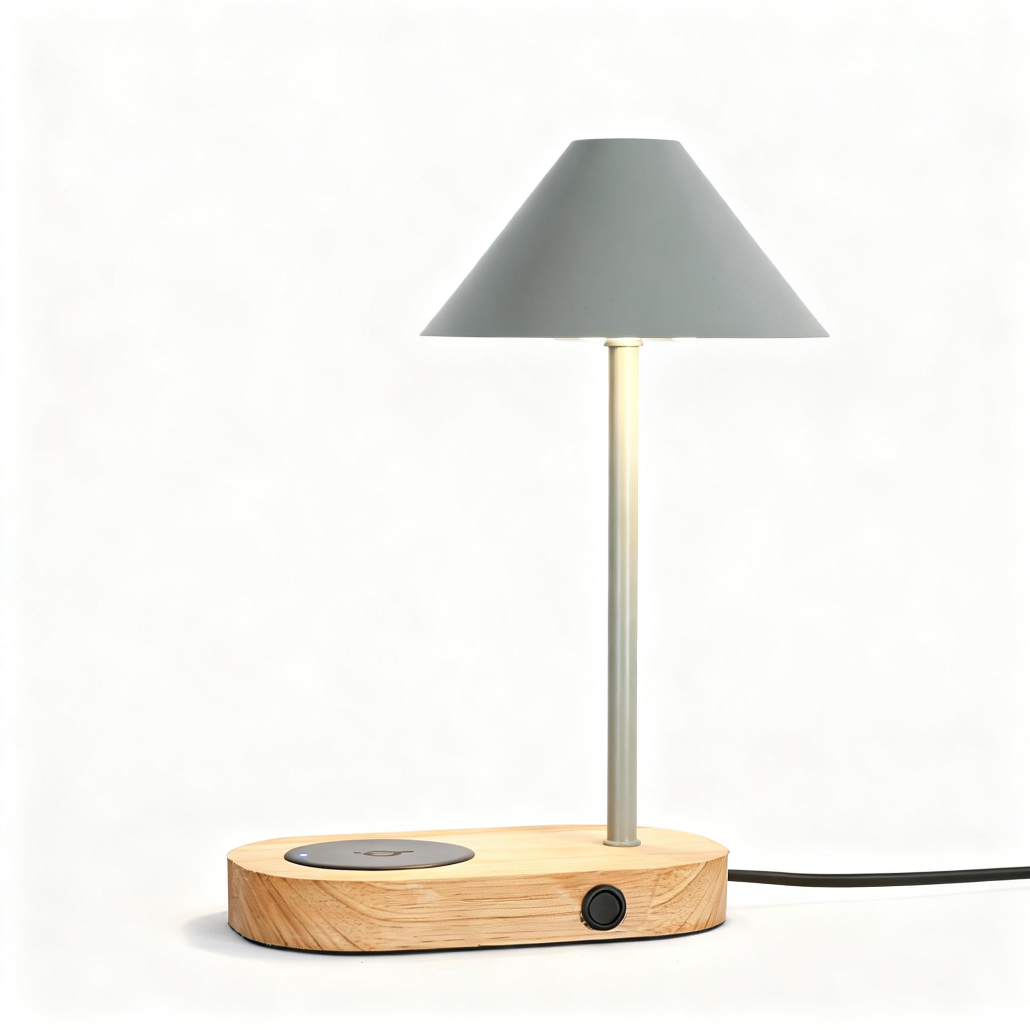 Modern Desk Lamp with Wireless Charger 25T033