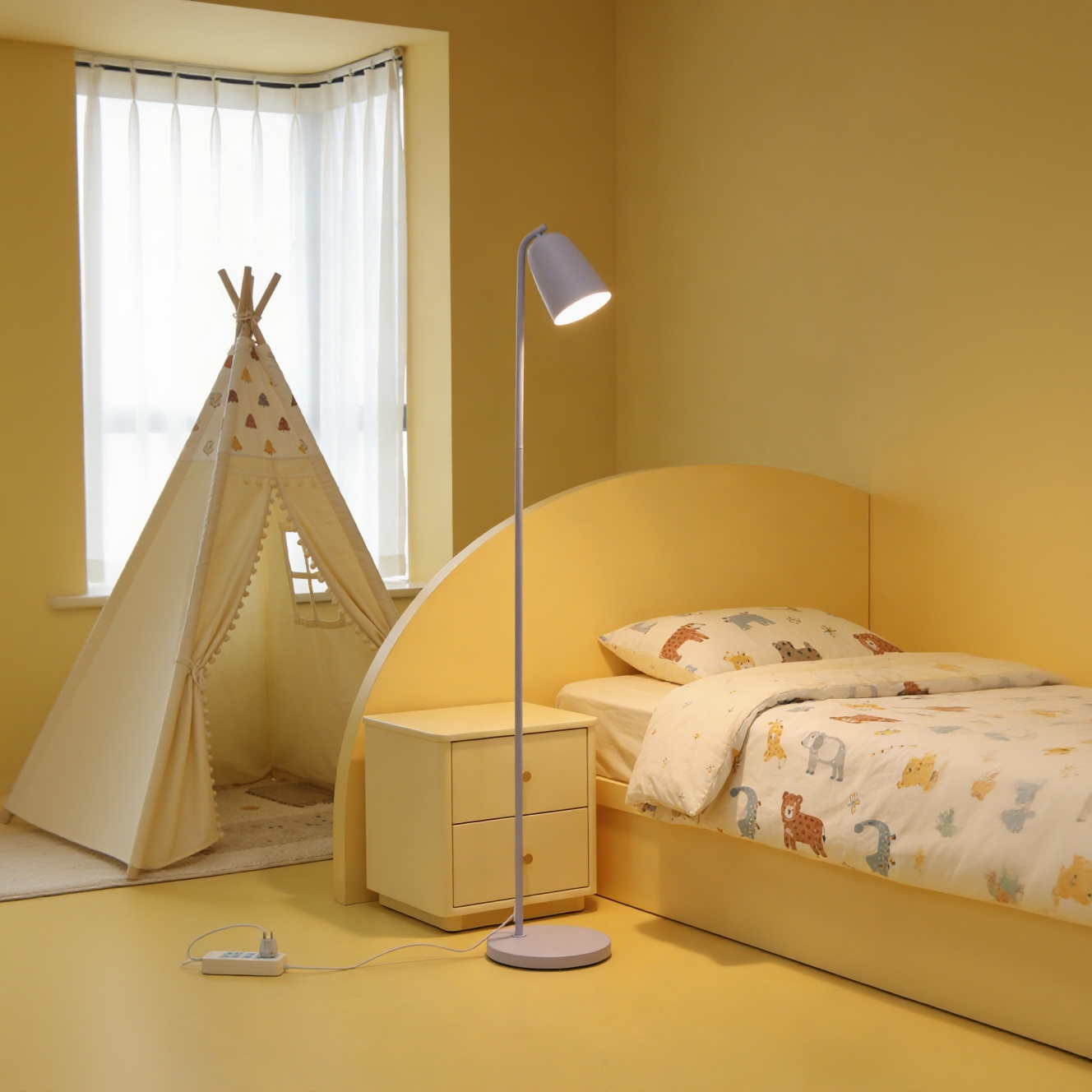 Modern Blue Floor Lamp AH1036 