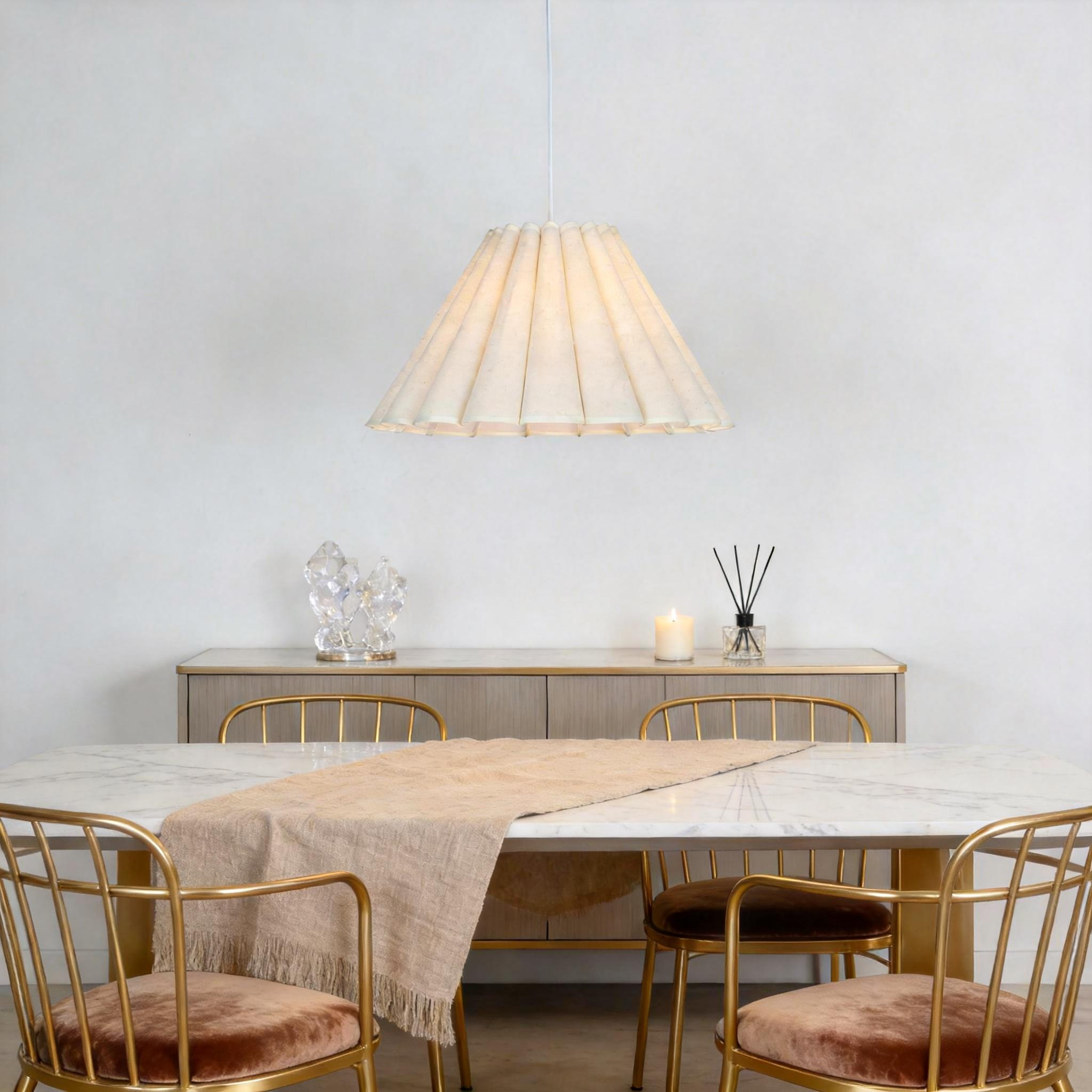 Modern Pleated Pendant Lamp 25P008