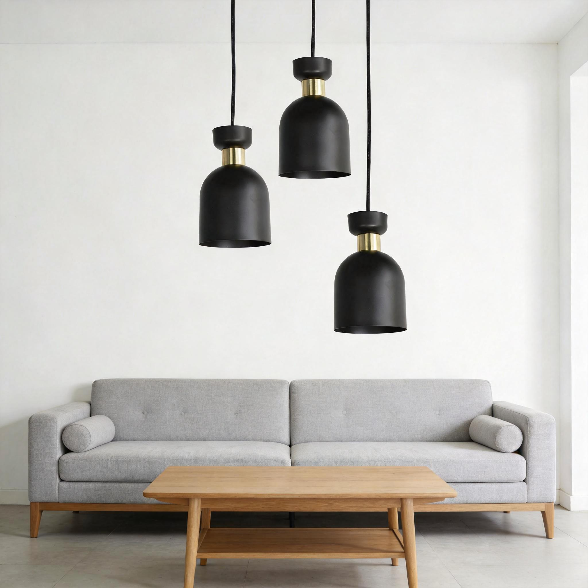 Modern Black Pendant Light 24P004