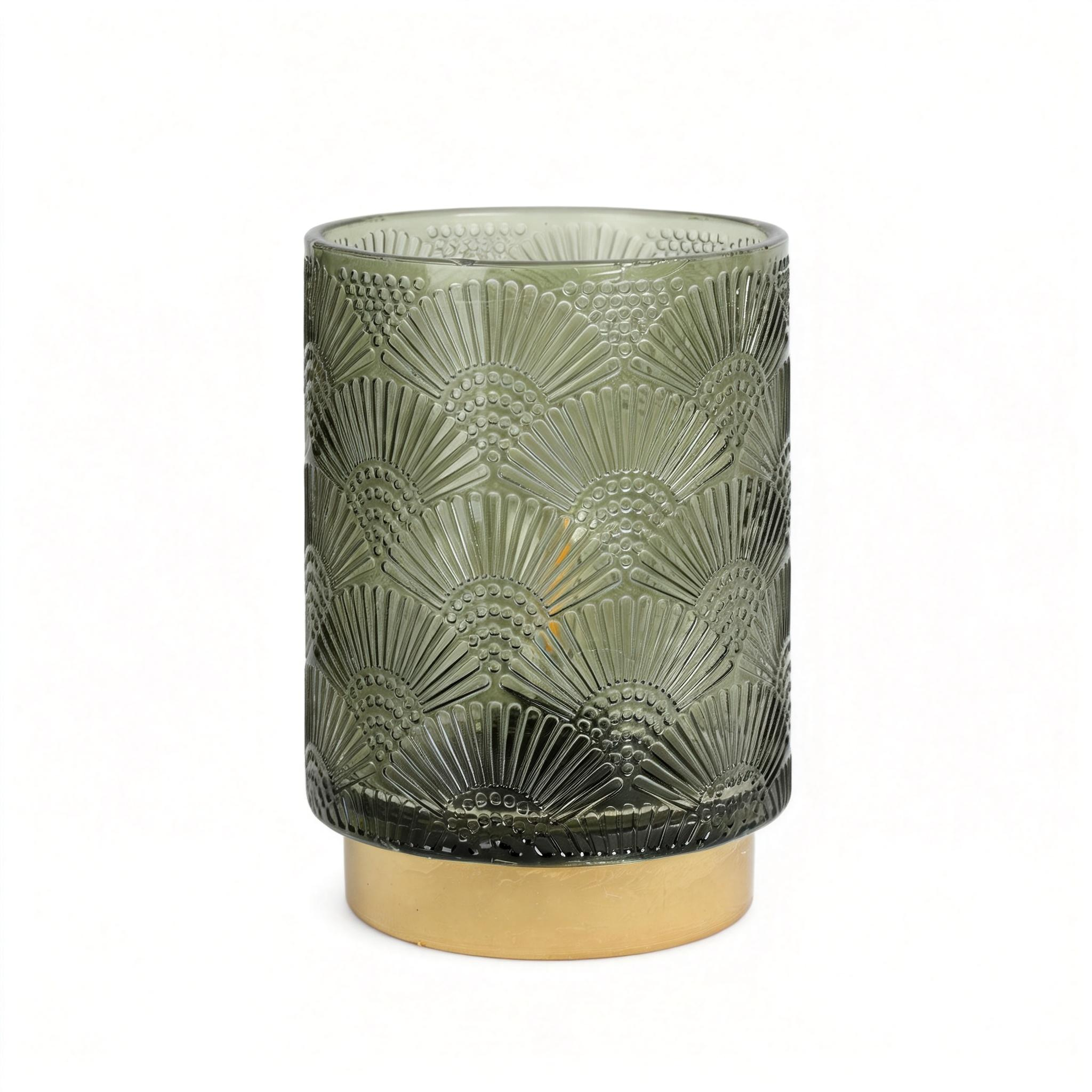 Decorative Glass Candle Holder 23D066