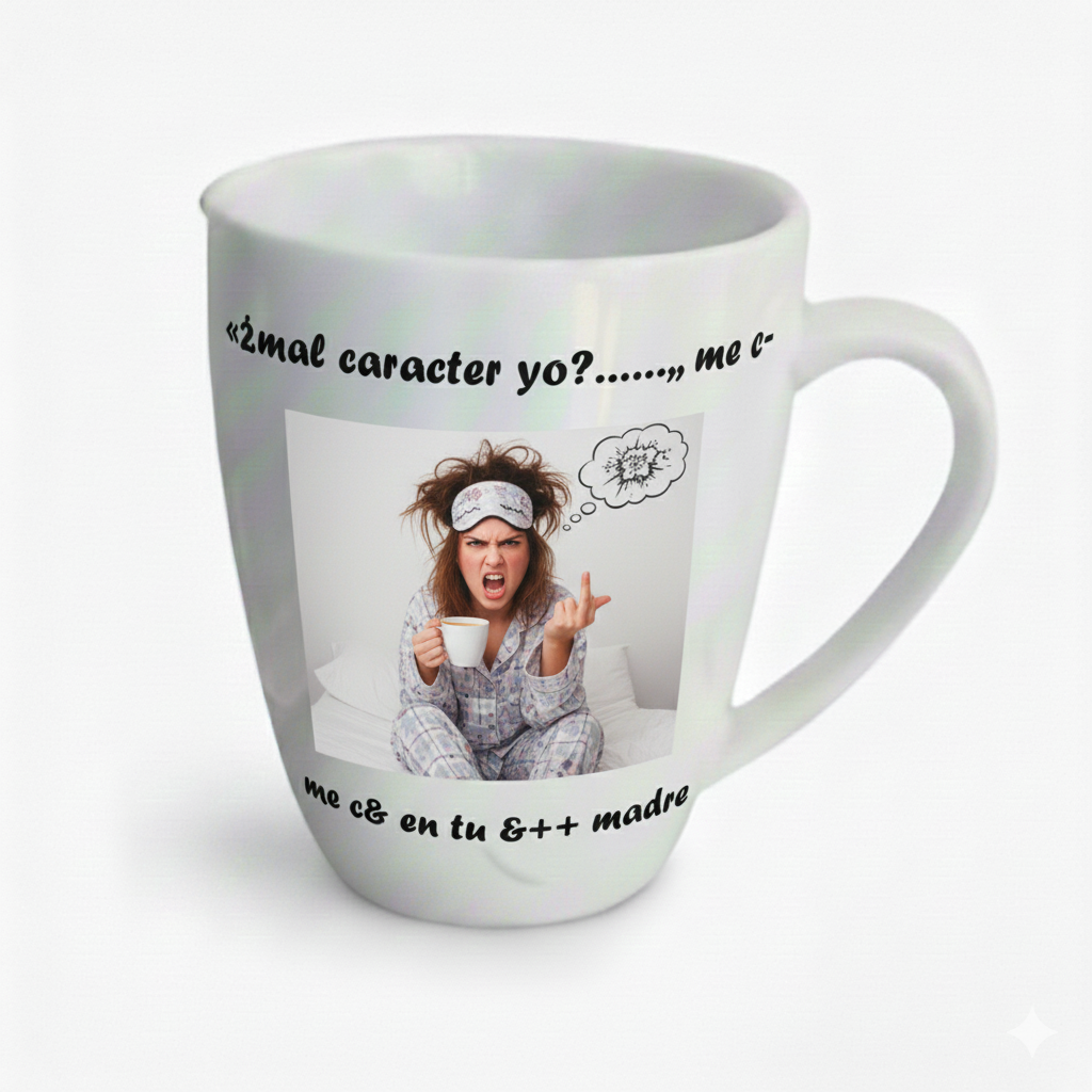 Taza mug clásica personalizada con foto y texto