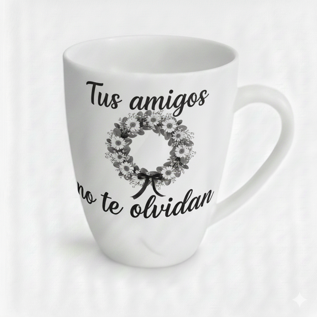 Taza mug clásica personalizada con foto y texto