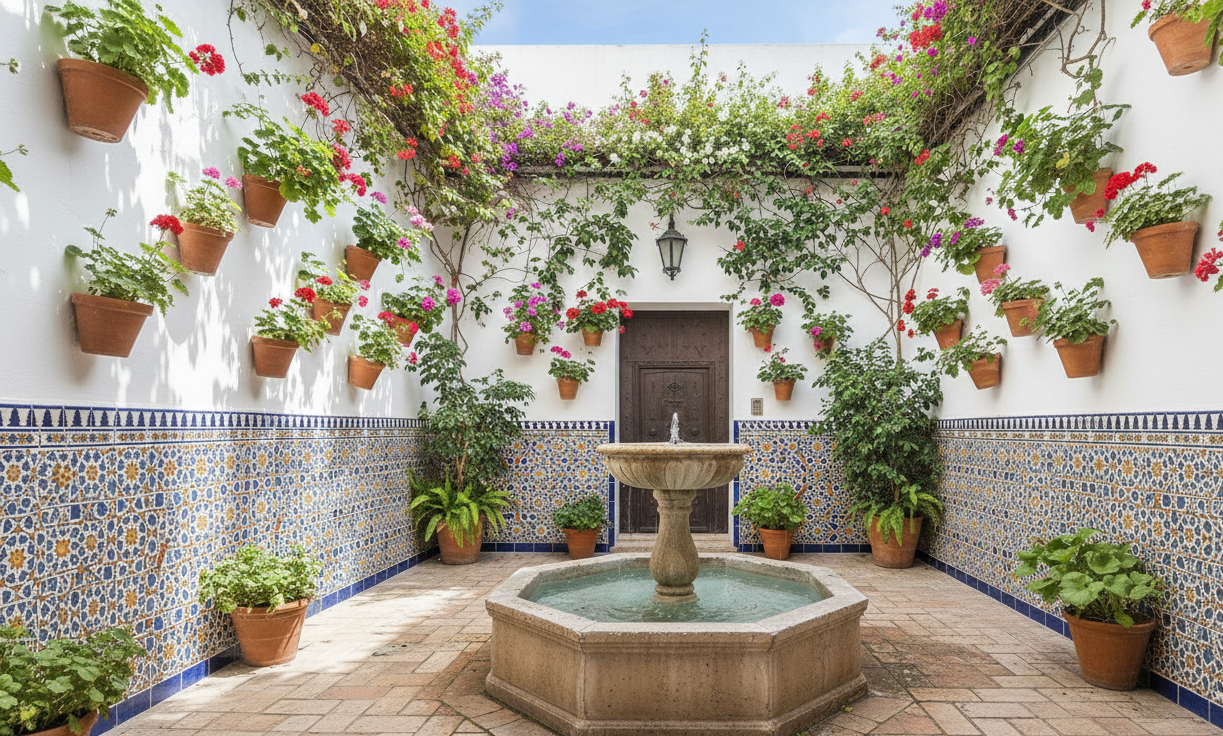 Murales de Azulejos para patios