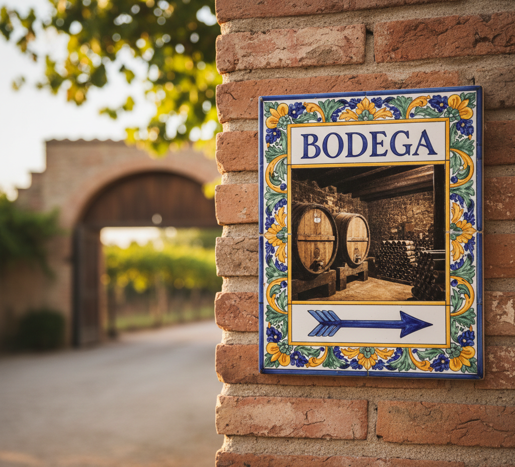 Placa porcelánica indicadora