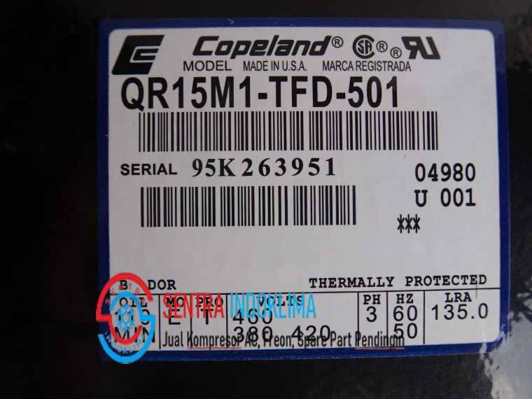 Kompresor Copeland QR15M1-TFD-501