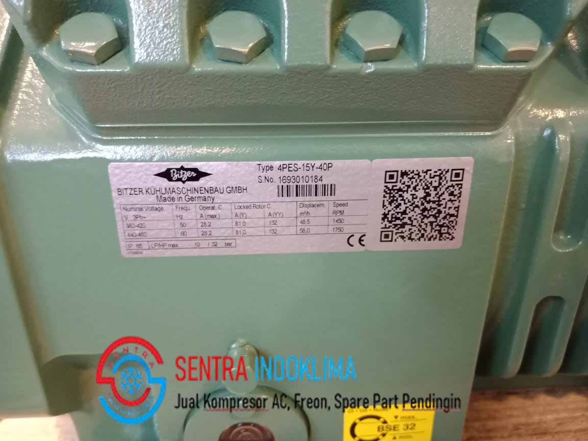 Kompresor Bitzer 4PES-15Y-40P Semi Hermetic