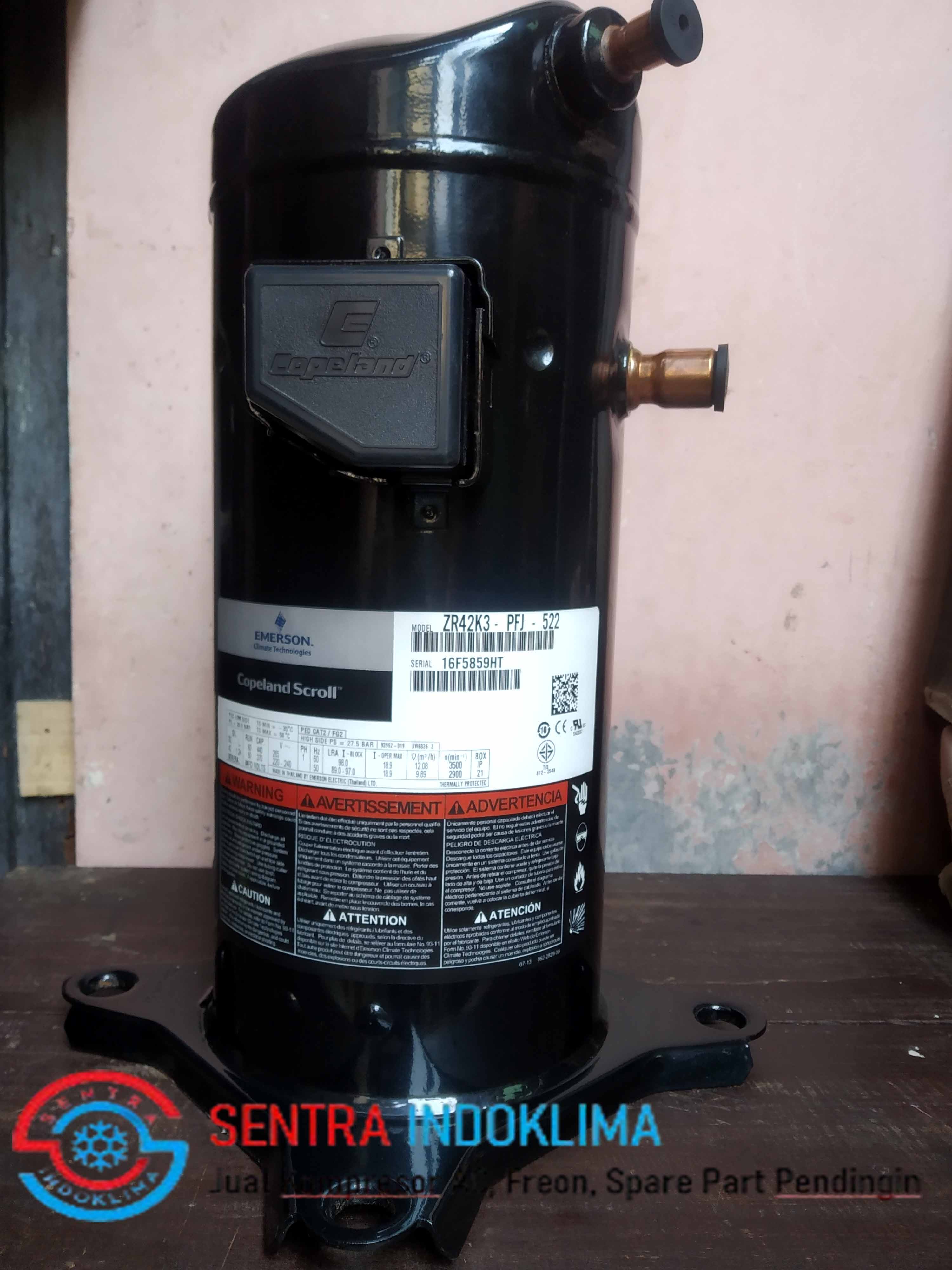 Kompresor Copeland Scroll ZR42K3-PFJ-522