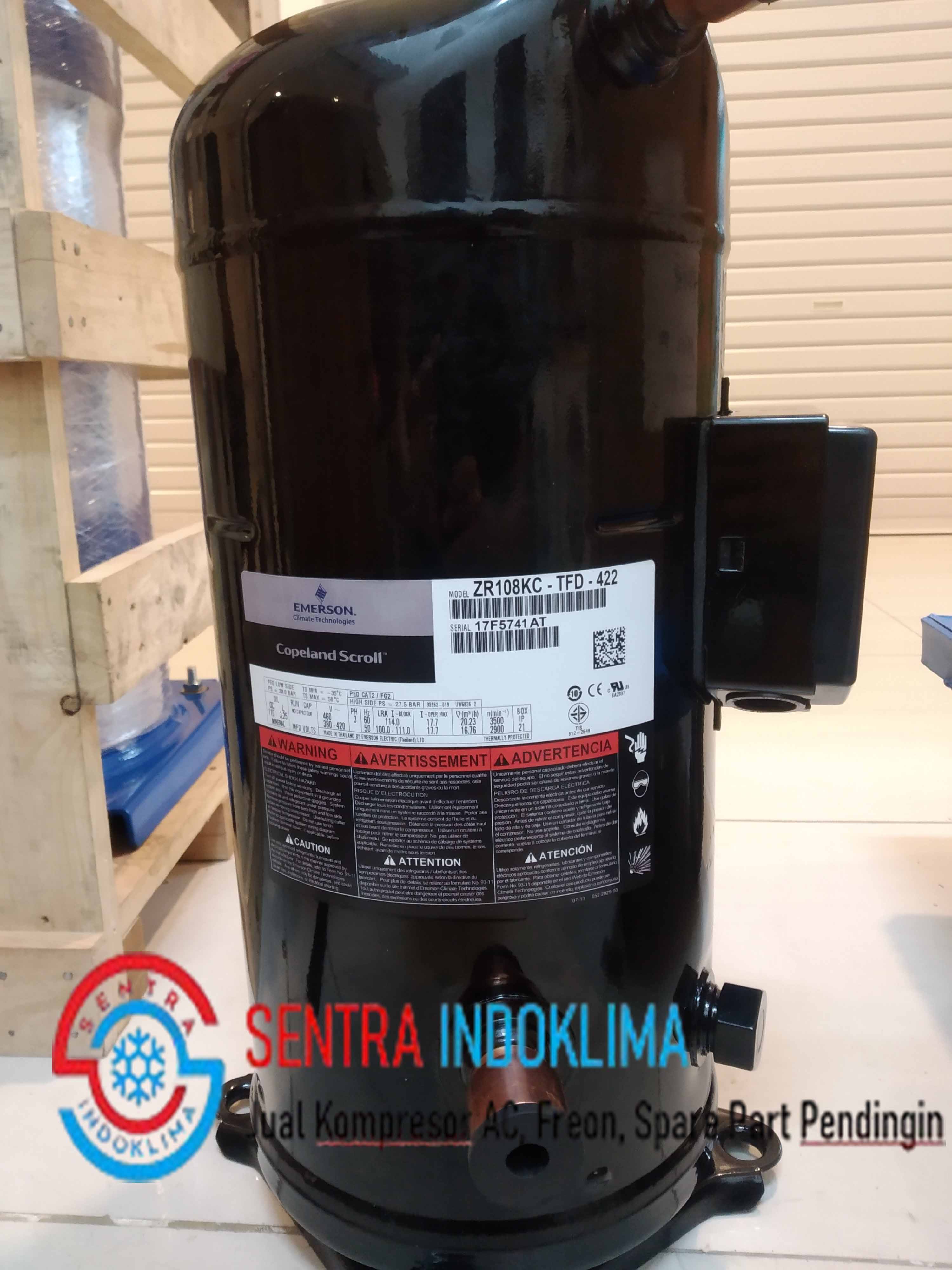 Kompresor Emerson Copeland Scroll ZR108KC-TFD-422