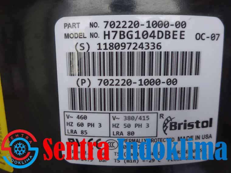 Kompresor AC Bristol H7BG104DBEE