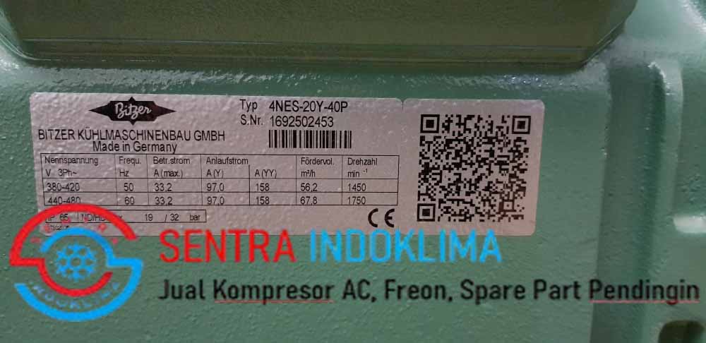 Kompresor Bitzer 4NES-20Y-40P