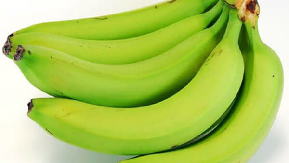 Fresh Green Bananas
