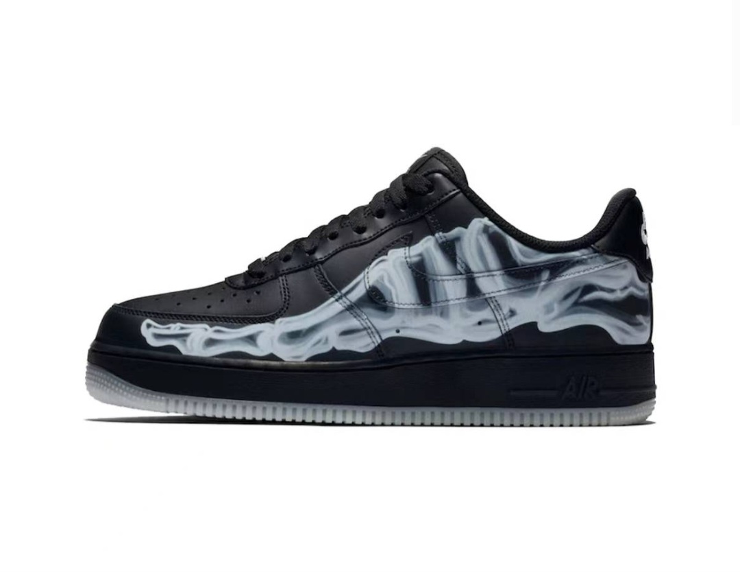 Nike Air Force 1 Skeleton halloween