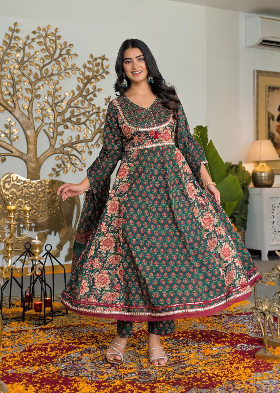 Elegant Floral Maxi Dress