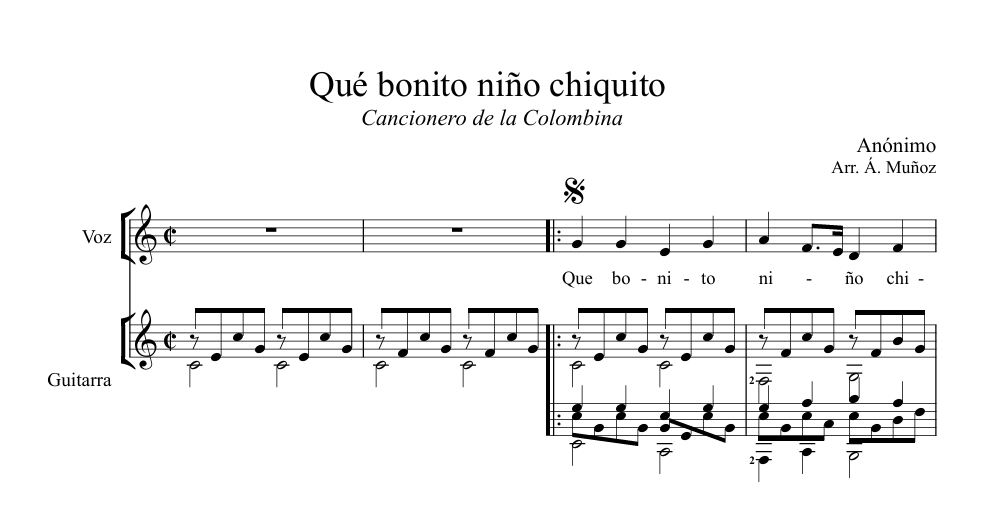 Qué Bonito Niño Chiquito