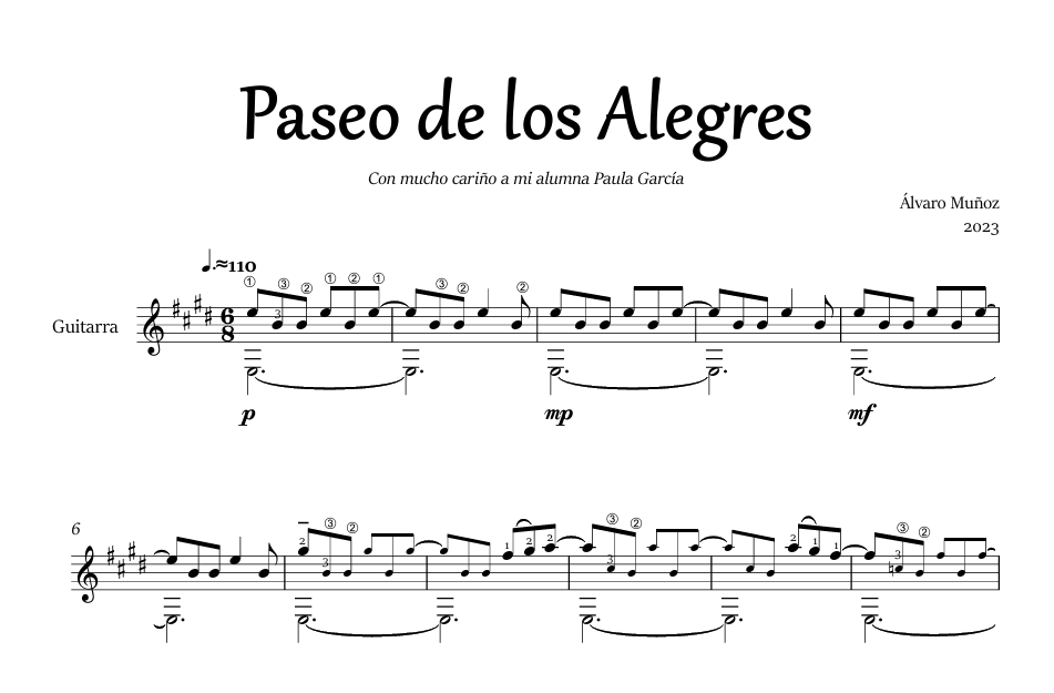 Paseo de los Alegres