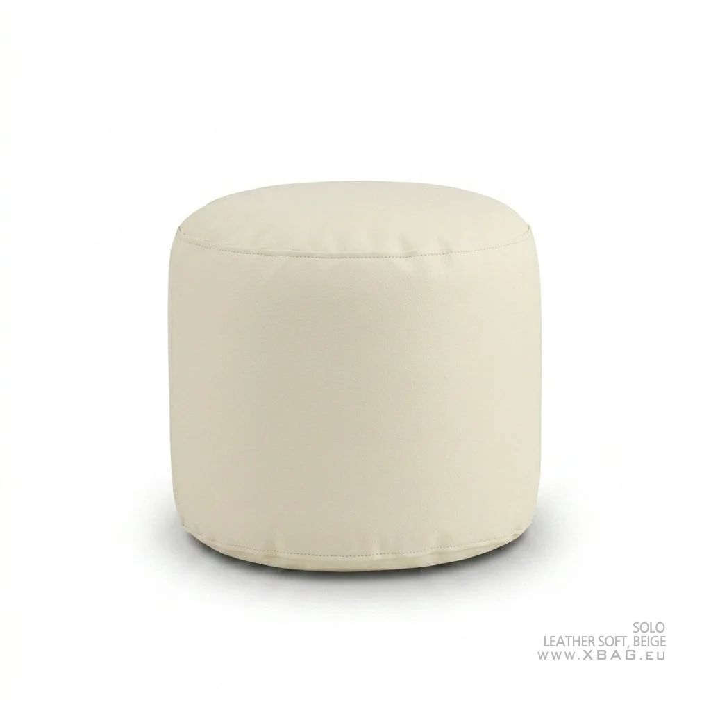 Pufas SOLO - LEATHER SOFT Dramblio kaulo