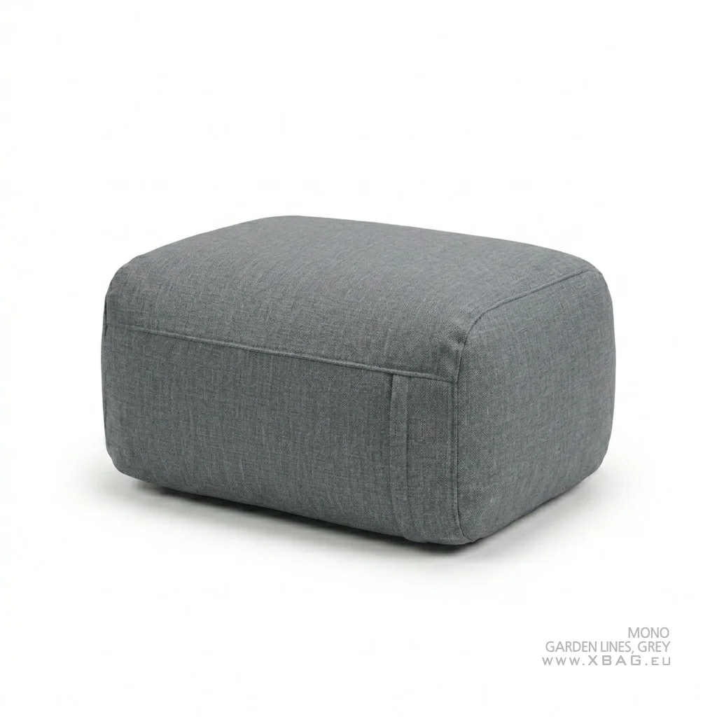 Pufas MONO - GARDEN LINES Pilkas