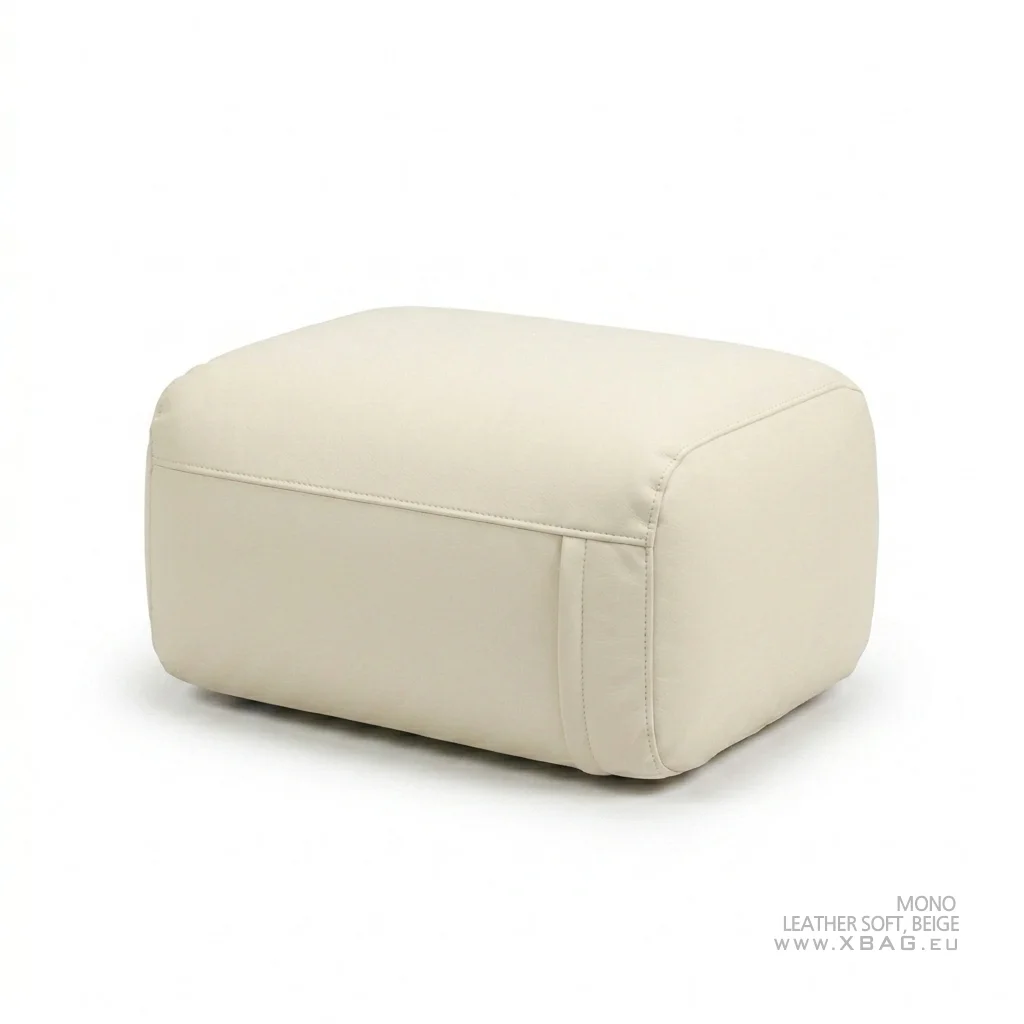 Pufas MONO - LEATHER SOFT Dramblio kaulas