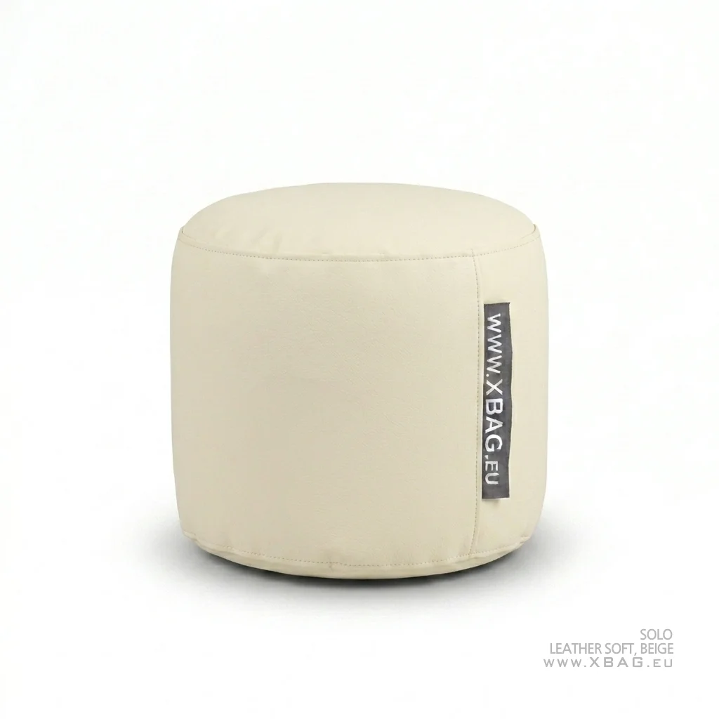 Pufas SOLO - LEATHER SOFT Dramblio kaulo