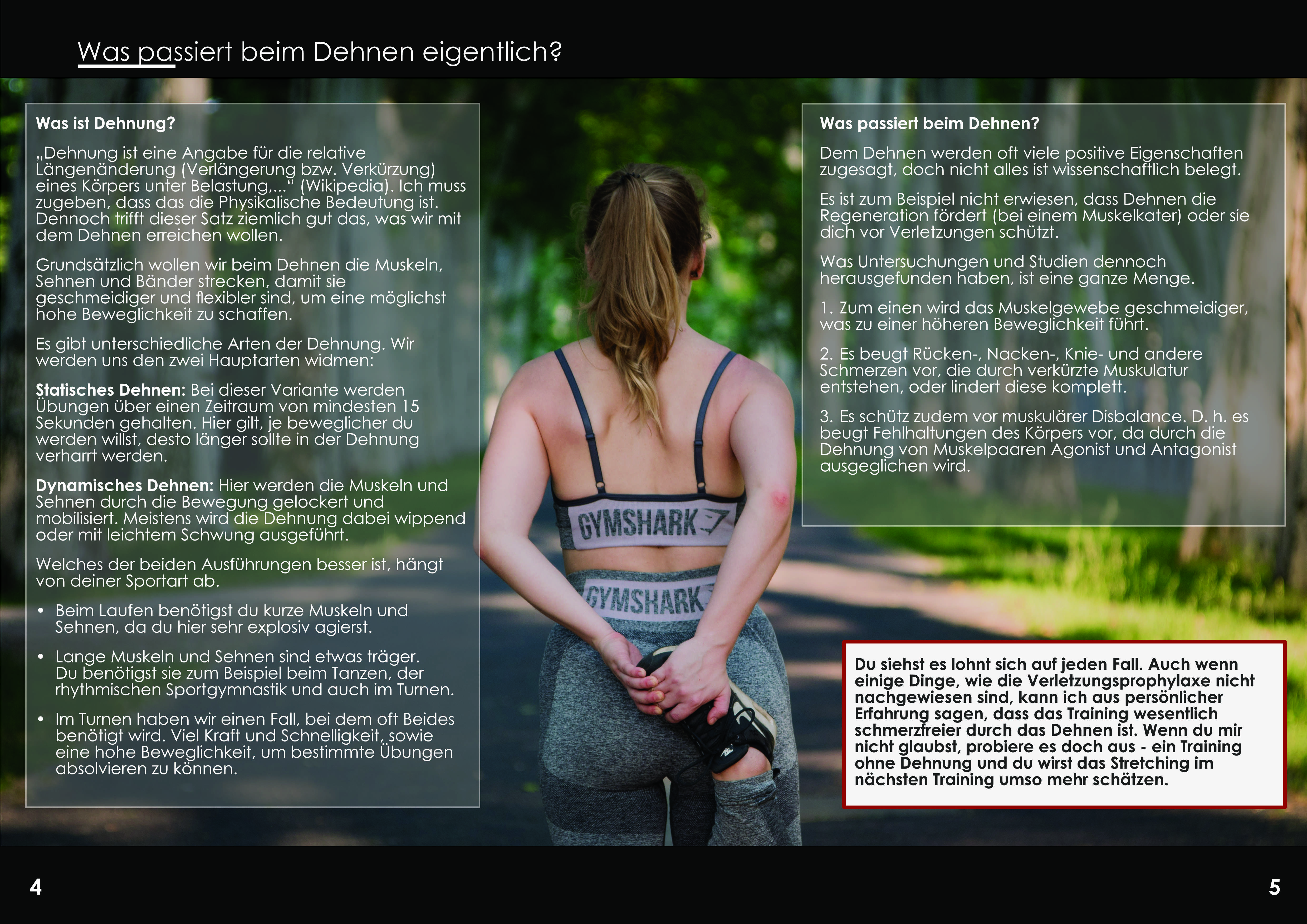 E-BOOK: Aufwärmen, Dehnen & Vorbereiten - Richtig Starten