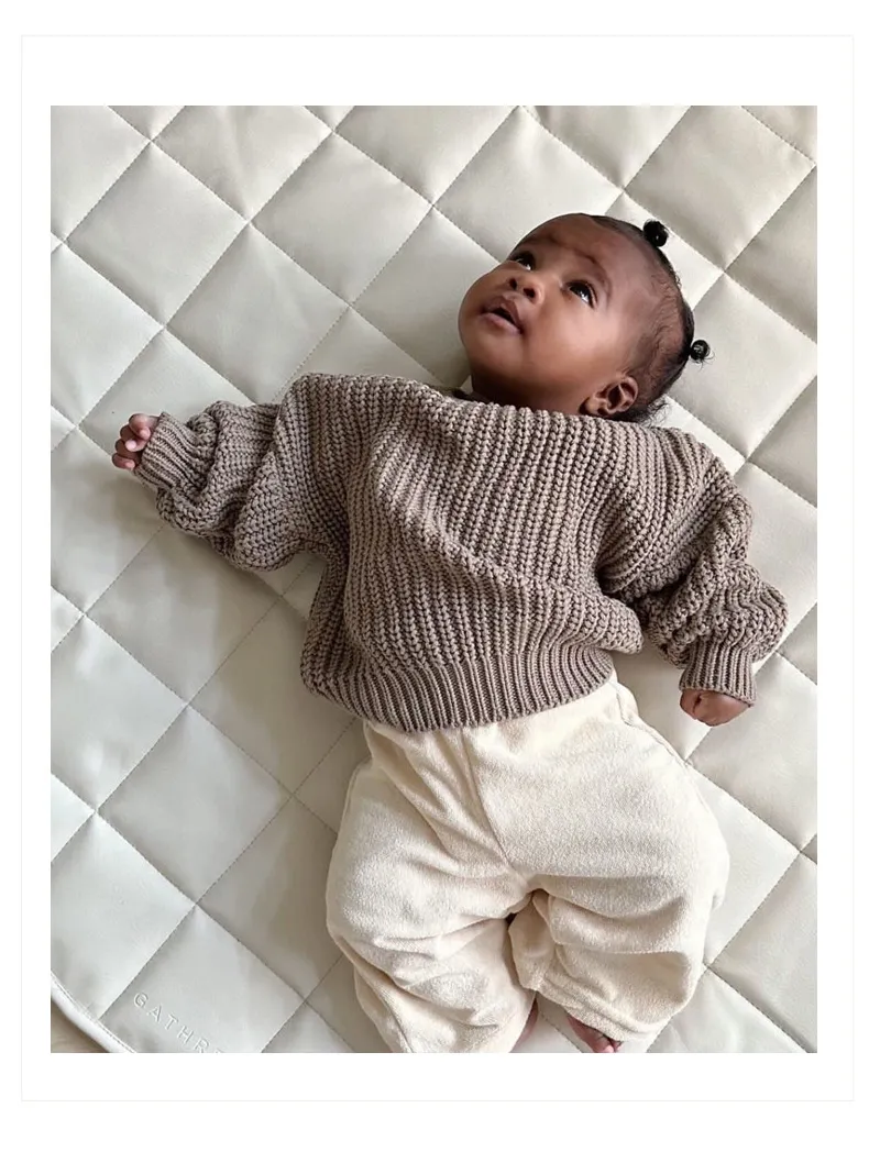 Baby Blue Knit Sweater