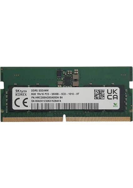 SK hynix DDR5 8GB Laptop RAM