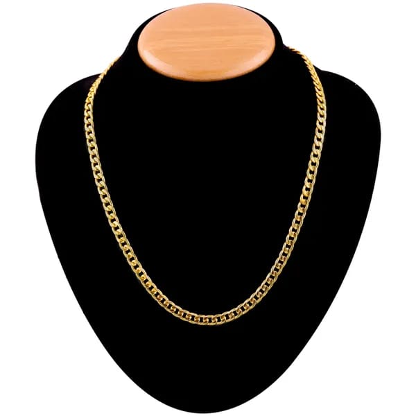 Classic Cuban Link Chain Necklace Combo