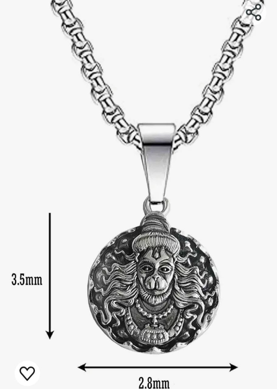 Antique Silver Pendant Necklace