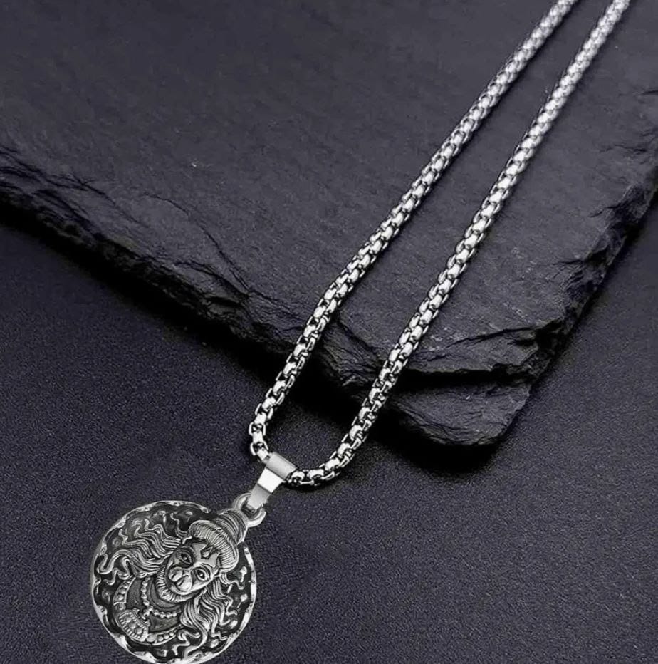 Antique Silver Pendant Necklace