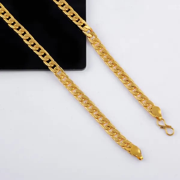 Classic Cuban Link Chain Necklace Combo