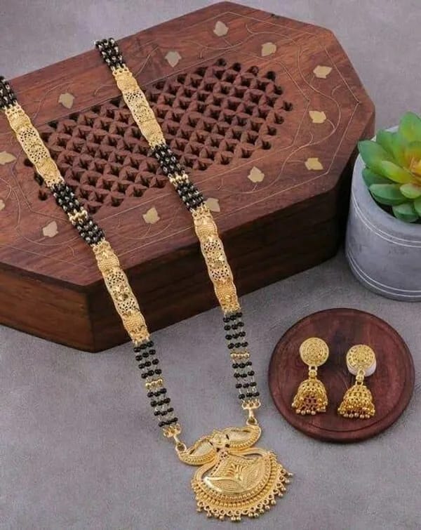 Traditional Gold-plated Mangalsutra Set