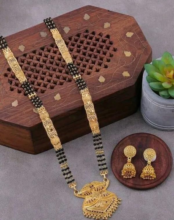 Traditional Gold-plated Mangalsutra Set