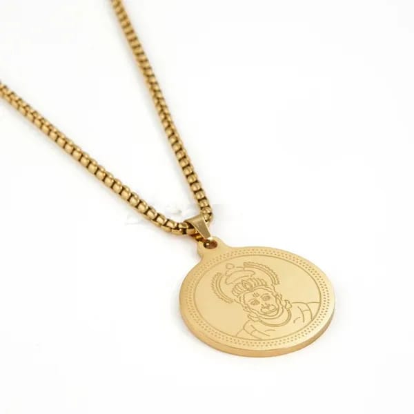 hanumanji Gold Pendant chain for men
