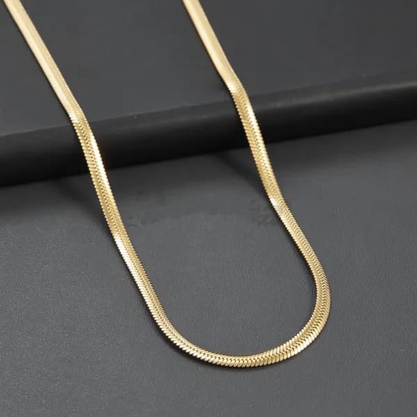 Gold Plated Snake Chain Necklace