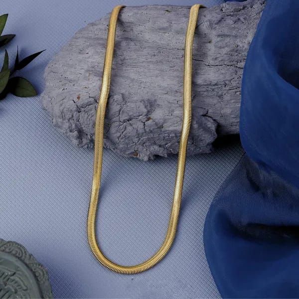 Gold Plated Snake Chain Necklace
