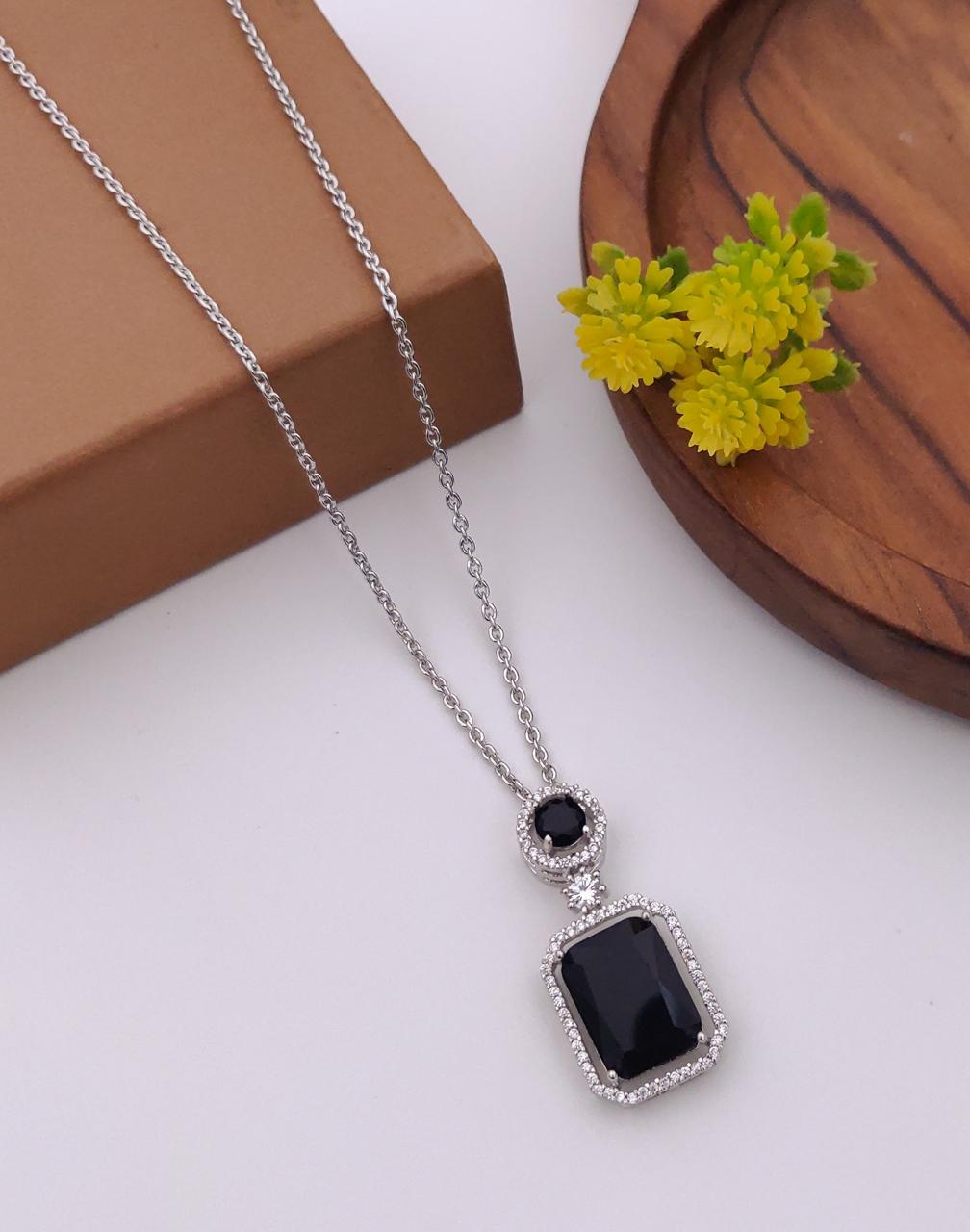 Elegant Ruby Pendant Necklace
