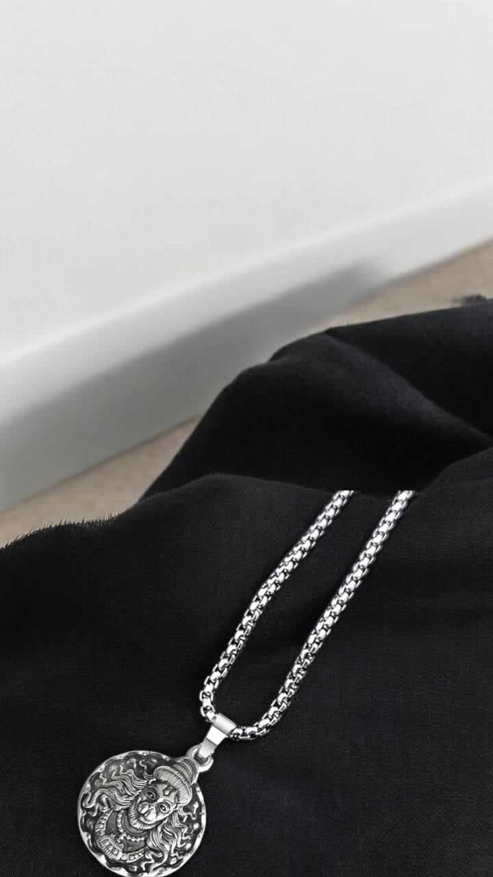 Antique Silver Pendant Necklace