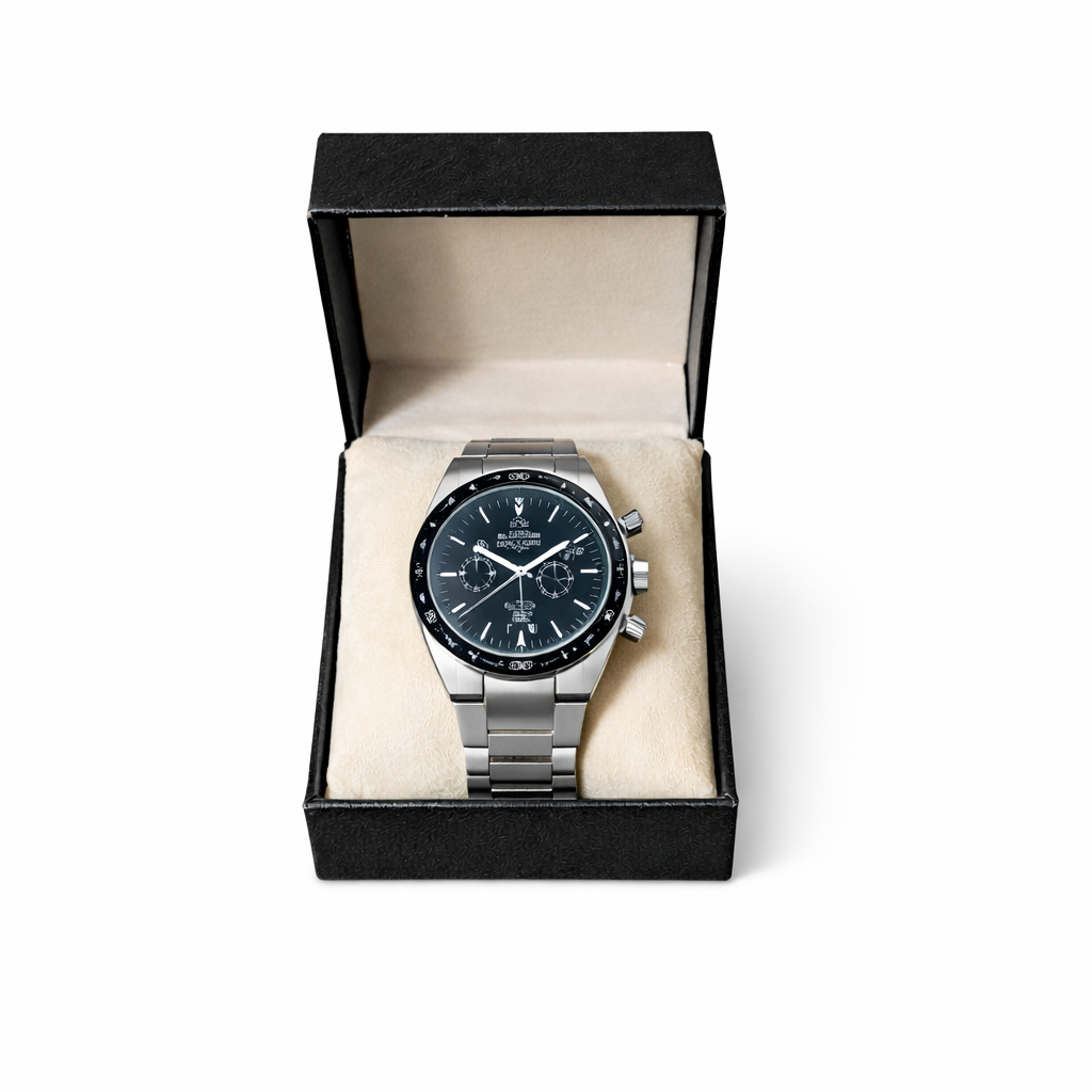 OMEGA HOMMES BOITE NOIR SIMPLE