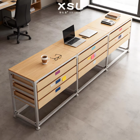 Birch Marine Board Mobile Drawer File Cabinet – Aluminum Profile Office Storage & Showcase