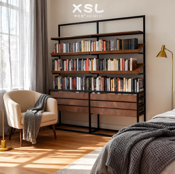 Aluminum Profile Slanted Book Display Shelving | Retail Bookstore