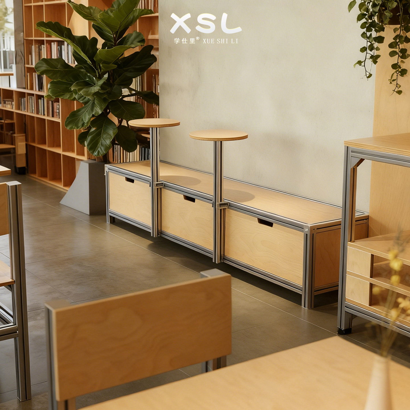 Aluminum Ocean Board Custom Display Shelf: Commercial Bookstore Storage & Exhibition Stand