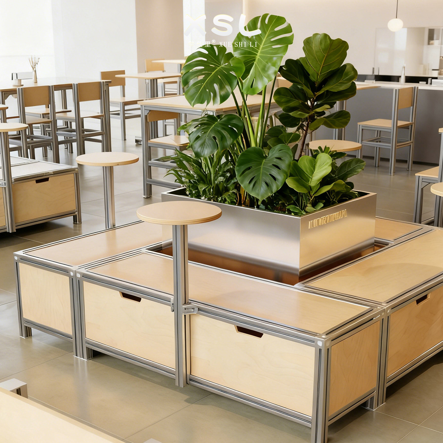 Aluminum Ocean Board Custom Display Shelf: Commercial Bookstore Storage & Exhibition Stand