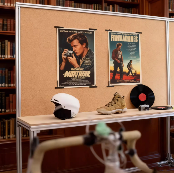 Aluminum Profile Luxury Clothing Display Rack – Modern Commercial Retail Shelving