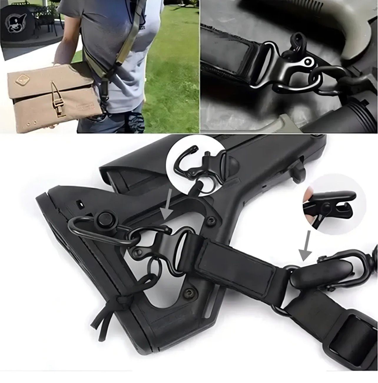 Bandoleira militar 1 ou 2 pontas