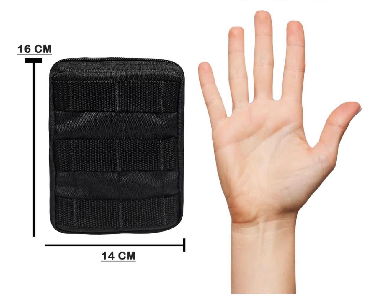 Kit 2 Bolsas táticas modulares MOLLE