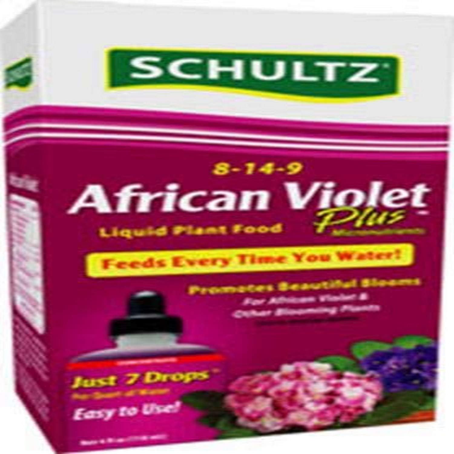 Schultz African Violet Plus Liquid Plant Food 4oz